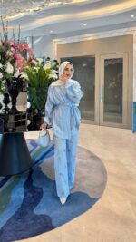 More Taşlı Takım - Bebe Mavisi - Görsel 5