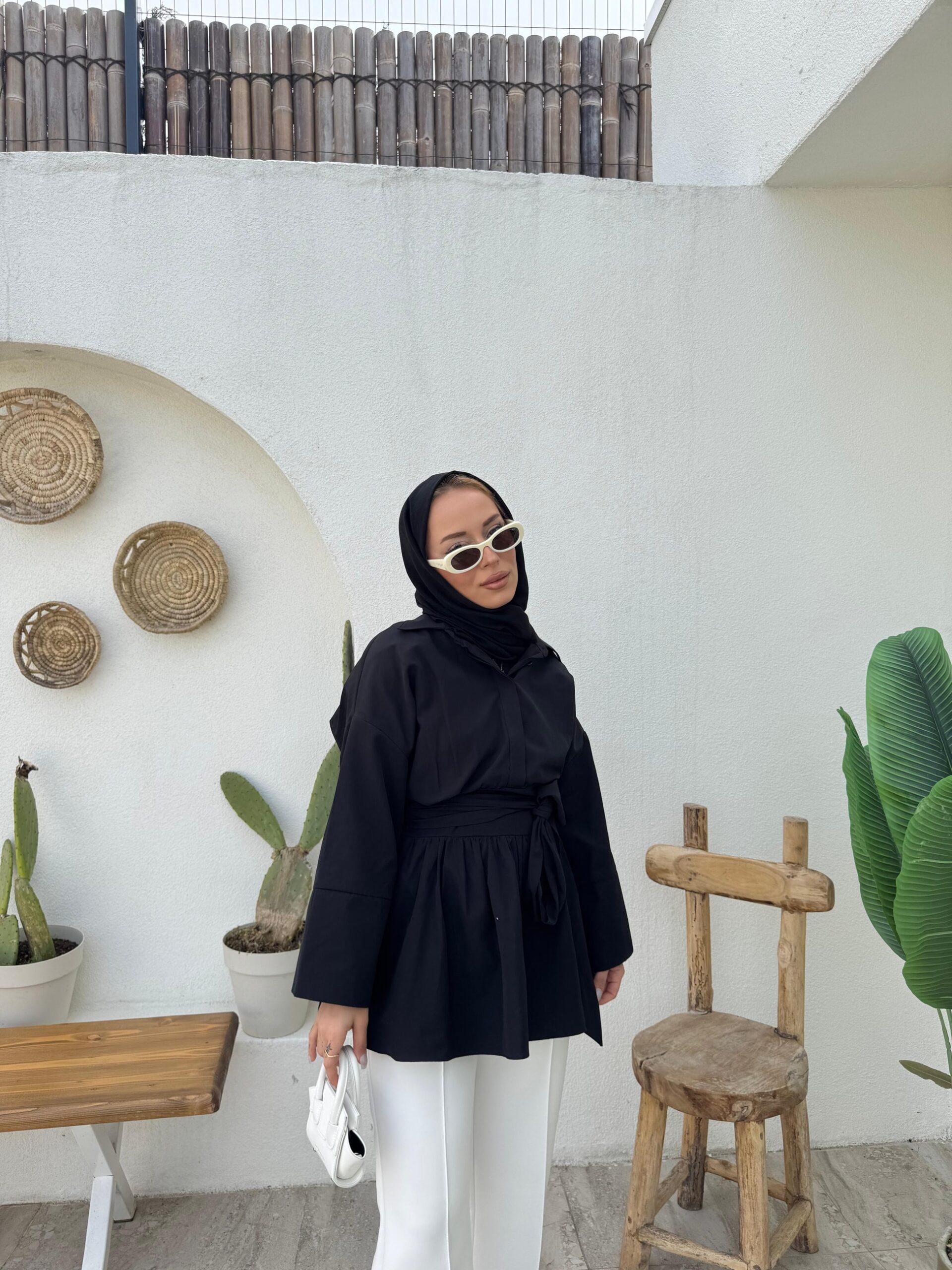 image_1950-581.jpg Rozi Gömlek - Siyah - Görsel 1