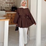 Rozi Gömlek - Kahverengi