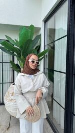 Rozi Gömlek - Taş - Görsel 3