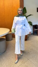 Rozi Gömlek - Beyaz