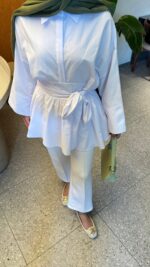 Rozi Gömlek - Beyaz - Görsel 3