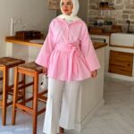 Rozi Gömlek - Toz Pembe