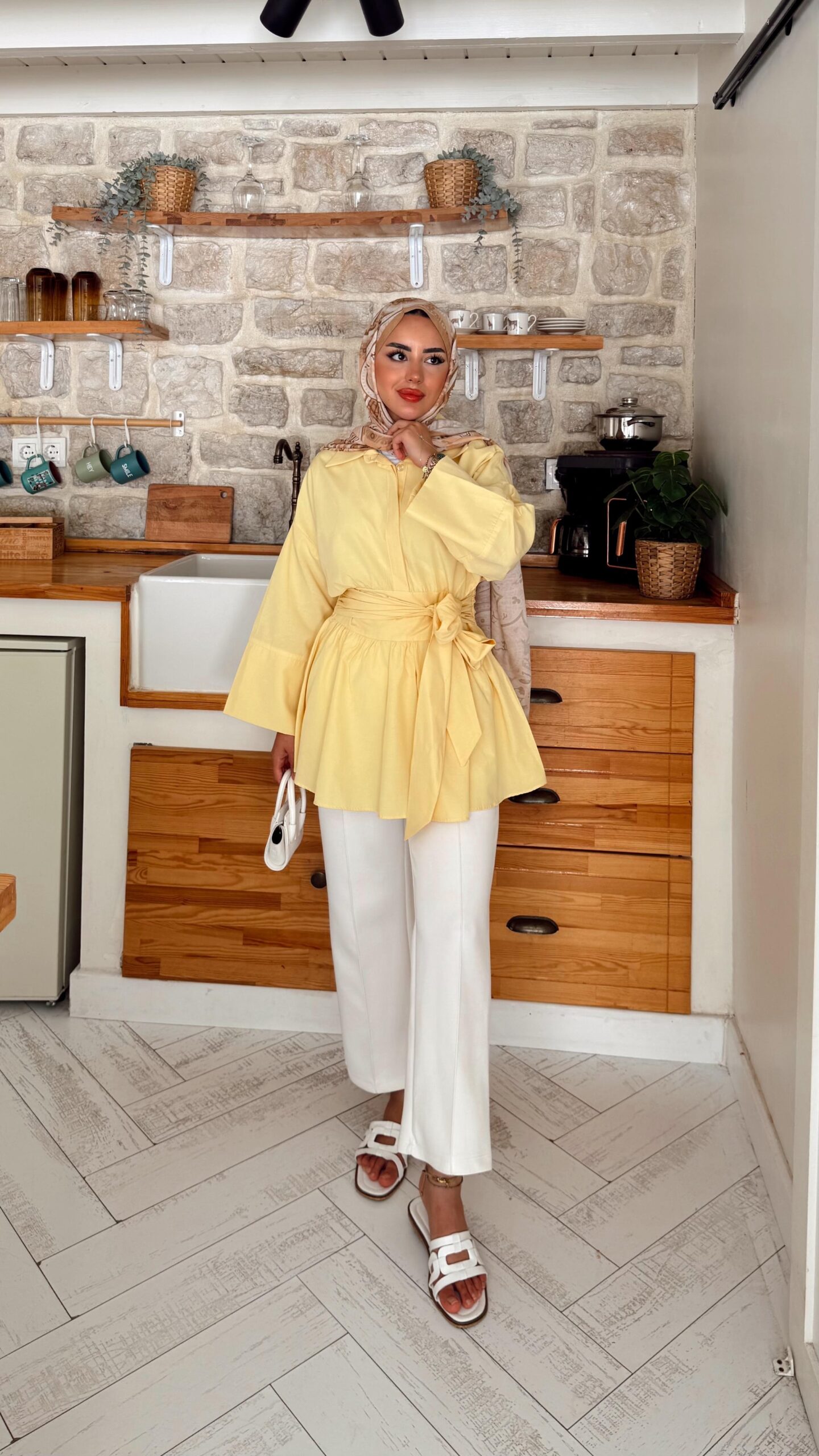 image_1950-627.jpg Rozi Gömlek - Sarı - Görsel 1