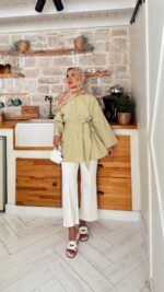 Rozi Gömlek - Çağla Yeşili - Görsel 2