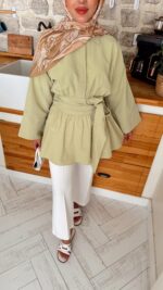 Rozi Gömlek - Çağla Yeşili - Görsel 3