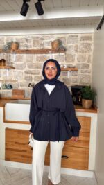 Desri Gömlek - Lacivert - Görsel 4