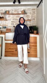 Desri Gömlek - Lacivert - Görsel 8