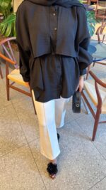 Desri Gömlek - Siyah - Görsel 3