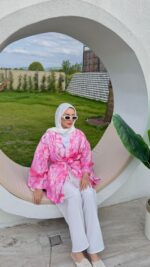 Love Kimono - Pembe - Görsel 5