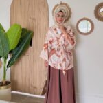 Yaprak Kimono - Kahverengi