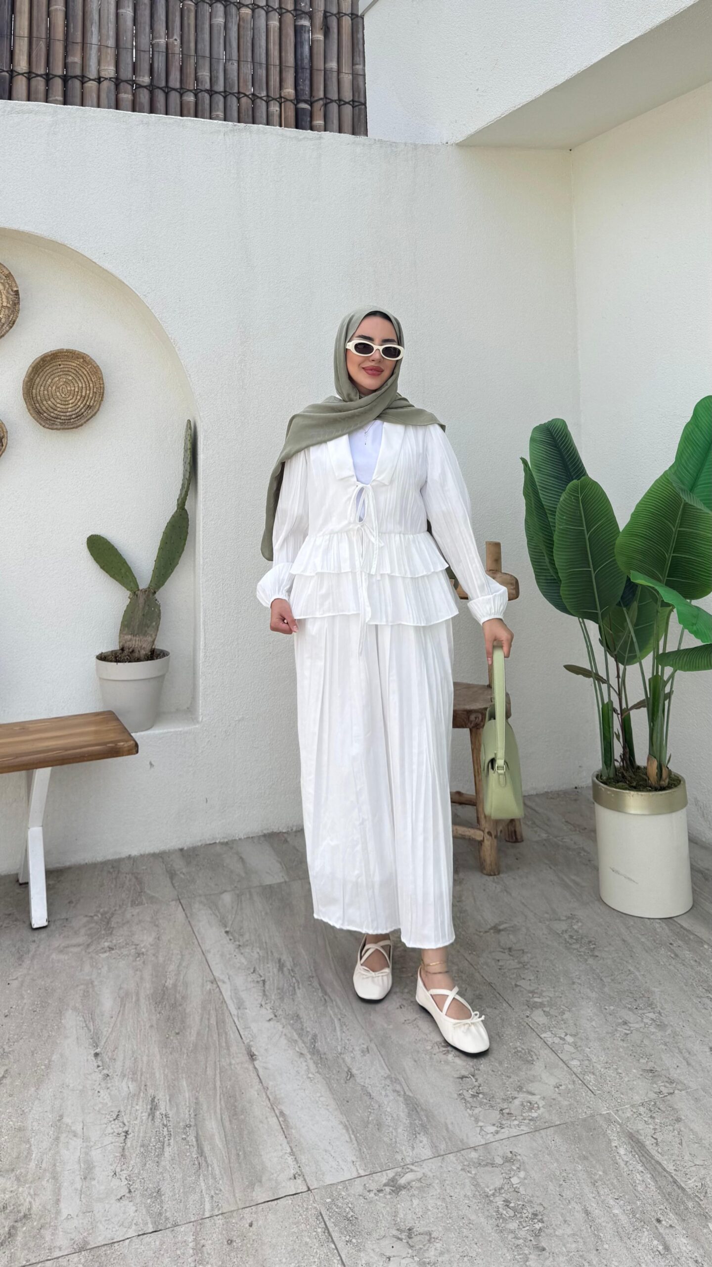 image_1950-664.jpg Teri Pile Takım - Beyaz - Görsel 1