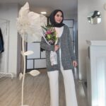 Bağlamalı Parlak Hırka - Gri