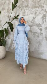 Işıl Elbise - Bebe Mavisi - Görsel 2