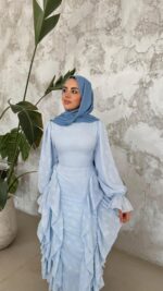 Işıl Elbise - Bebe Mavisi - Görsel 3