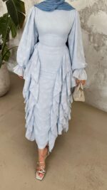 Işıl Elbise - Bebe Mavisi - Görsel 4