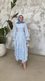 Işıl Elbise - Bebe Mavisi - Görsel 6