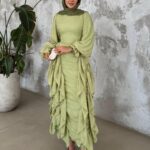 Işıl Elbise - Çağla Yeşili