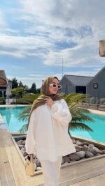 Aya Gömlek - Beyaz - Görsel 3