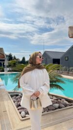 Aya Gömlek - Beyaz - Görsel 5