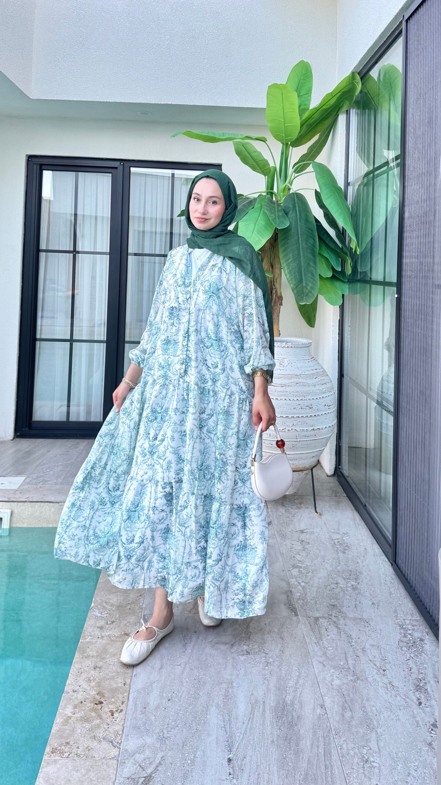 image_1950-836.jpg Nare Elbise - Yeşil - Görsel 1