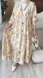 Olive Elbise - Vizon - Görsel 6