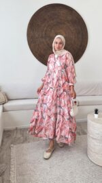 Esin Elbise - Toz Pembe