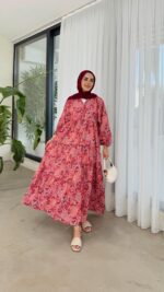 Arya Elbise - Kırmızı