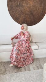 Esin Elbise - Toz Pembe - Görsel 7