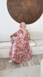 Esin Elbise - Toz Pembe - Görsel 7