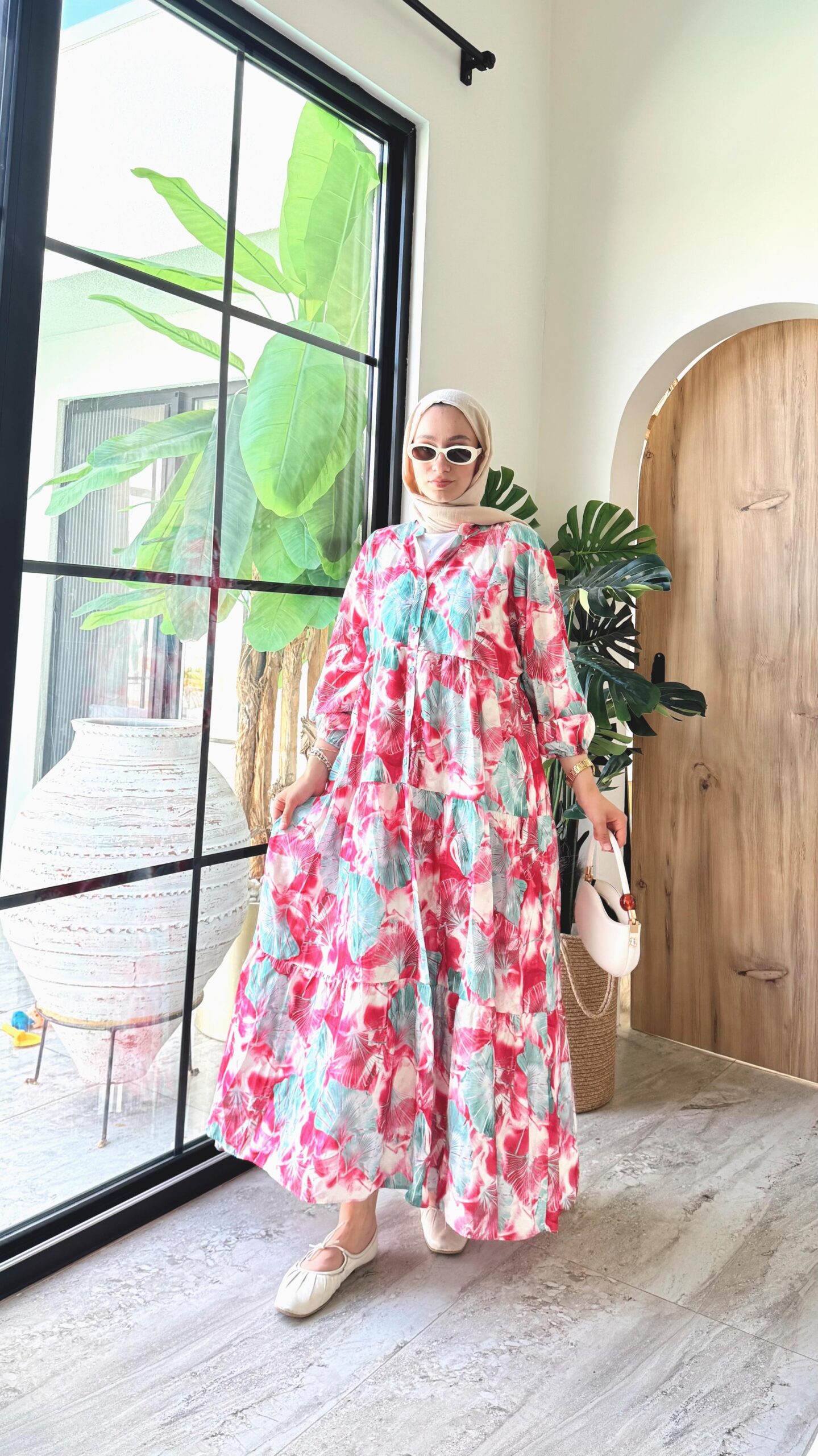 image_1950-867.jpg Riya Elbise - Pembe - Görsel 1