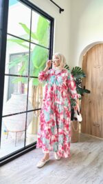 Riya Elbise - Pembe - Görsel 4