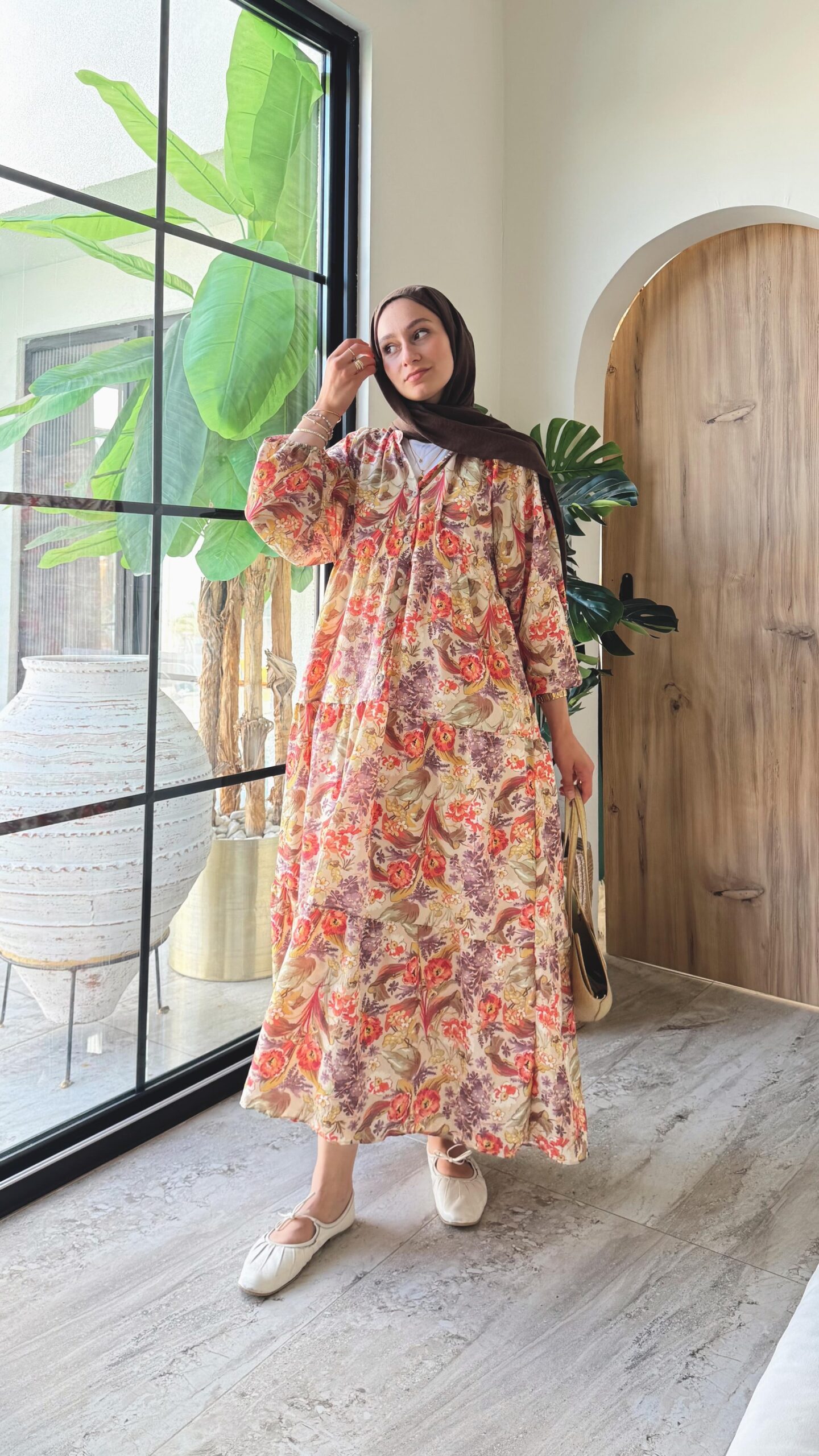 image_1950-872.jpg Çiçek Elbise - Nar Çiçeği - Görsel 1