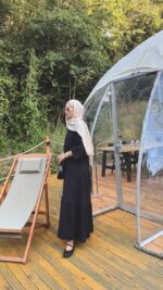 Alin Tensel Elbise - Siyah - Görsel 4