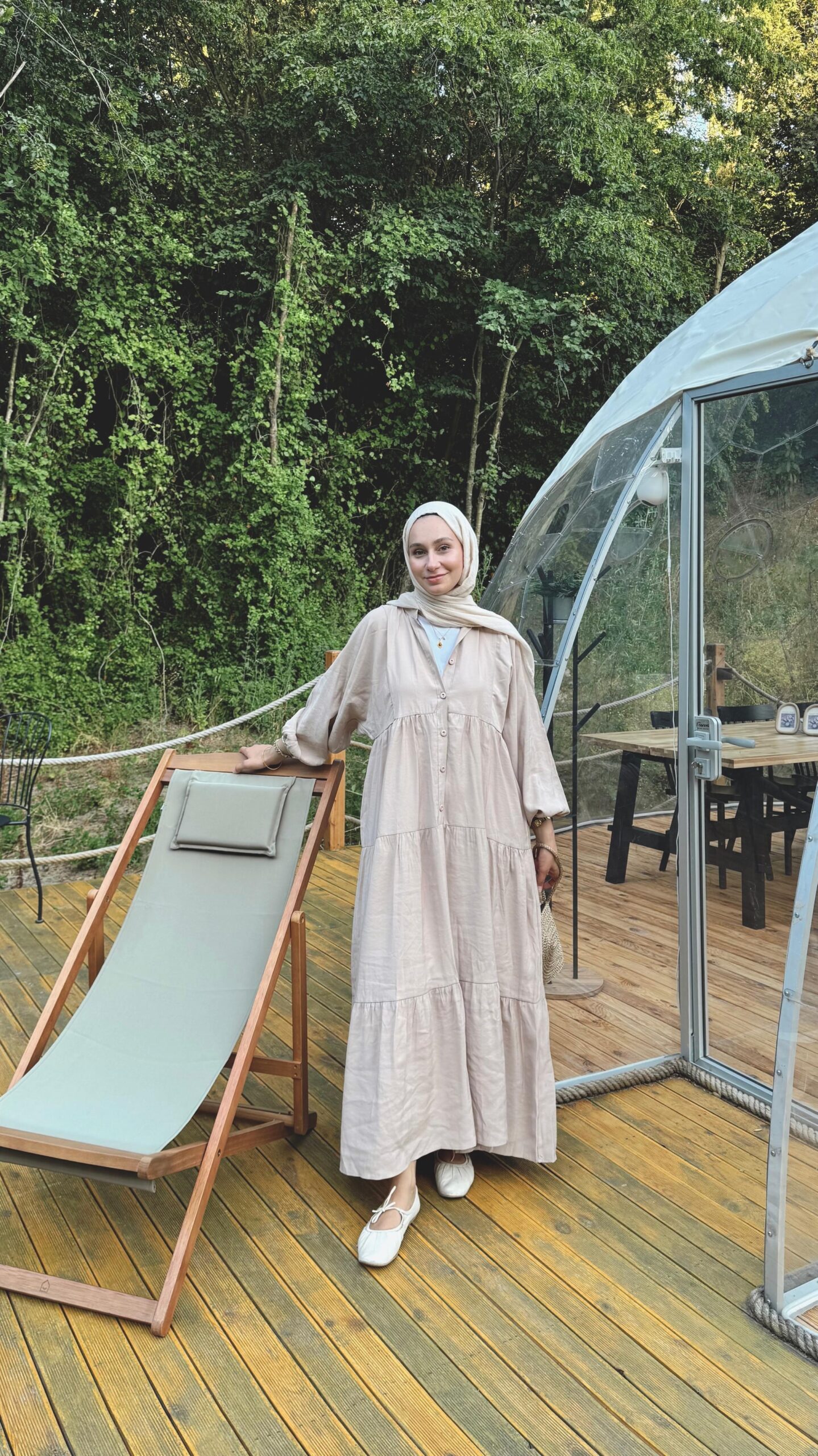 image_1950-884.jpg Alin Tensel Elbise - Bej - Görsel 1