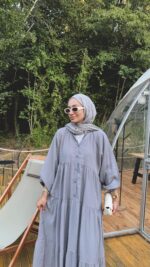 Alin Tensel Elbise - Gri - Görsel 3