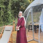 Alin Tensel Elbise - Bordo