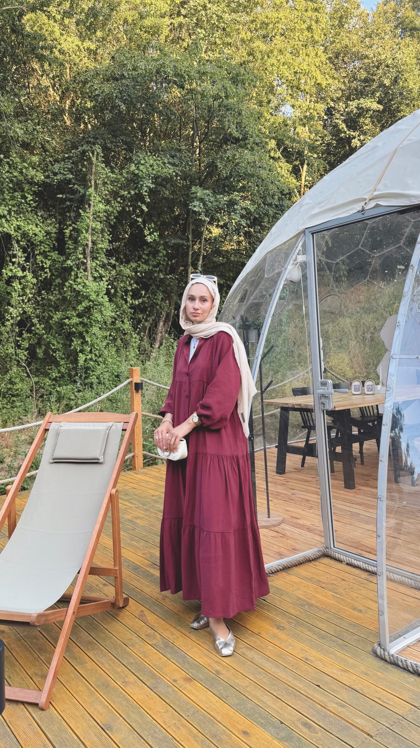 image_1950-902.jpg Alin Tensel Elbise - Bordo - Görsel 1