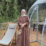 Alin Tensel Elbise - Kahverengi