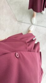 Kemerli Etekli Takım - Gül Kurusu - Görsel 4