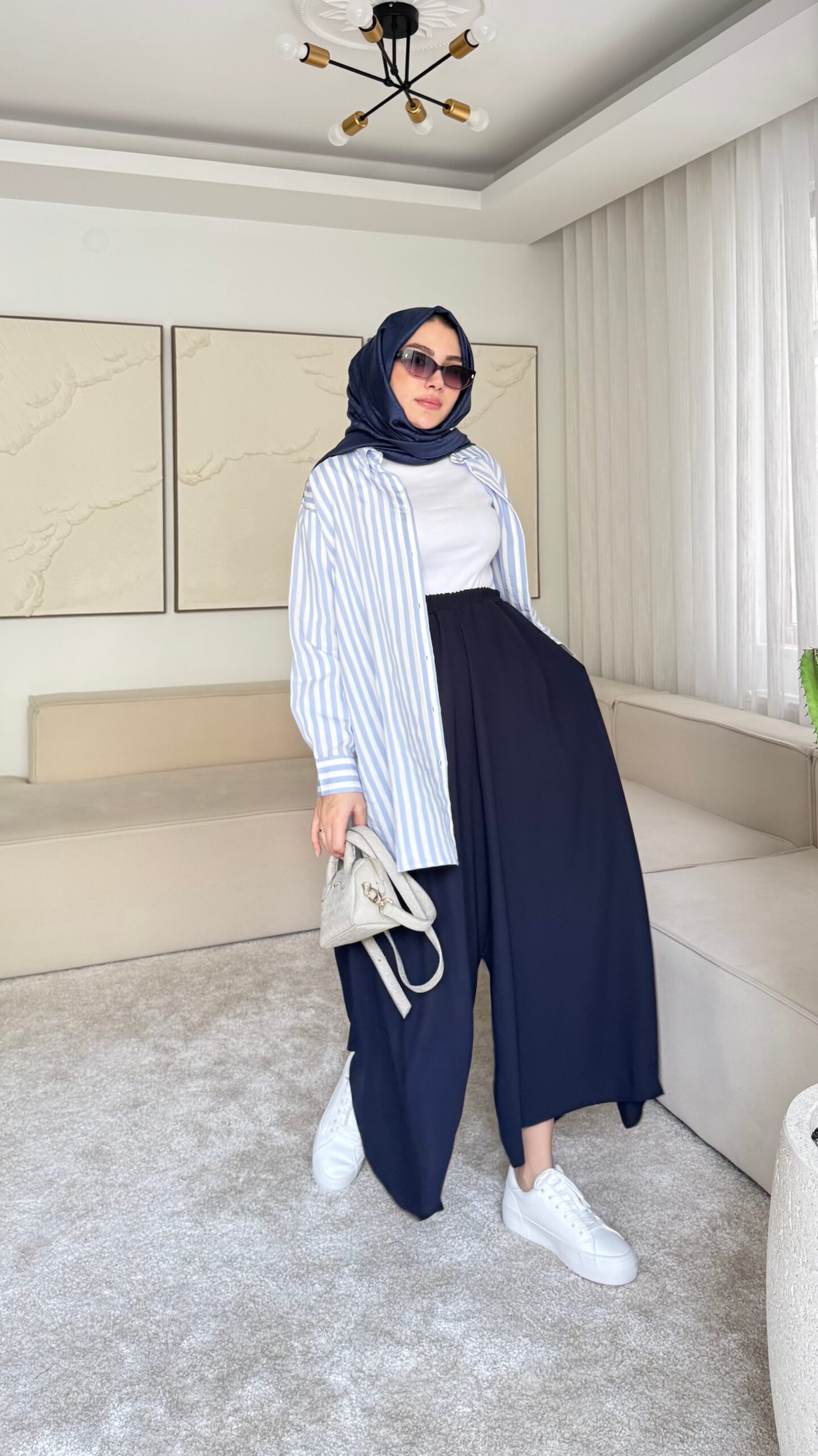 image_1950-93.jpg Etekli Pantolon - Lacivert - Görsel 1