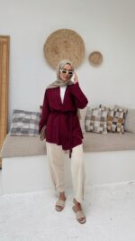 Alia Kimono - Bordo