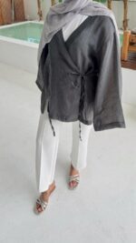 Luma Kimono - Gri - Görsel 4