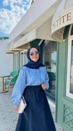 Milas Gömlek - Mavi - Görsel 3