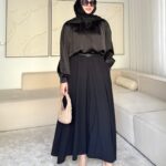 Etekli Pantolon - Siyah