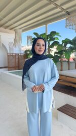 Leo Oyşo Takım - Bebe Mavisi - Görsel 3