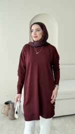 Ferya Kazak - Bordo - Görsel 3