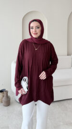 Ayca Kazak - Bordo - Görsel 3