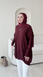 Ayca Kazak - Bordo - Görsel 4