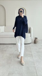 Ayca Kazak - Lacivert - Görsel 5